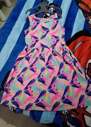 LC Waikiki Renkli askılı elbise 