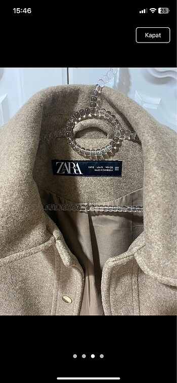 s Beden Zara soft ceket