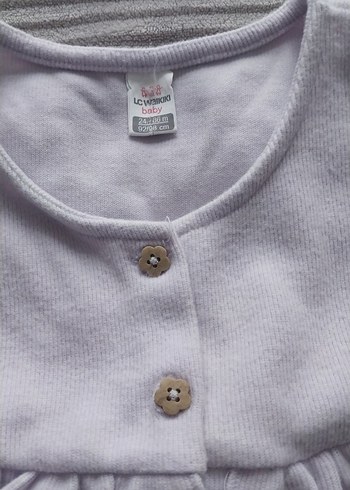 lcw lila Kız Bebek Fırfırlı Tulum - Görsel 2