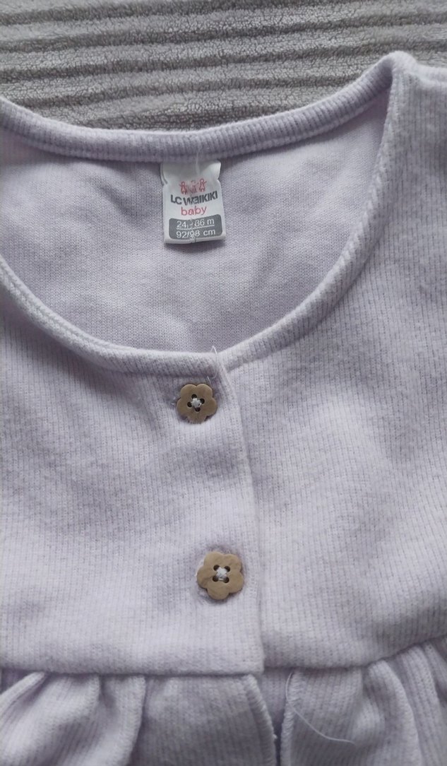 lcw lila Kız Bebek Fırfırlı Tulum - Görsel 2