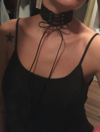 Asos Siyah choker