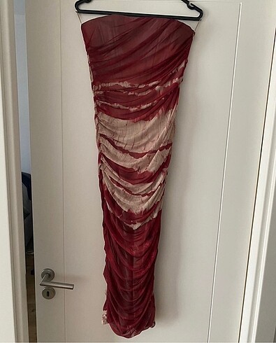 Zara Zara tül straplez elbise