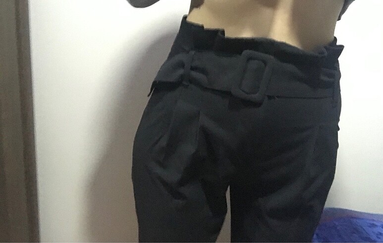 paperbag kumaş pantolon