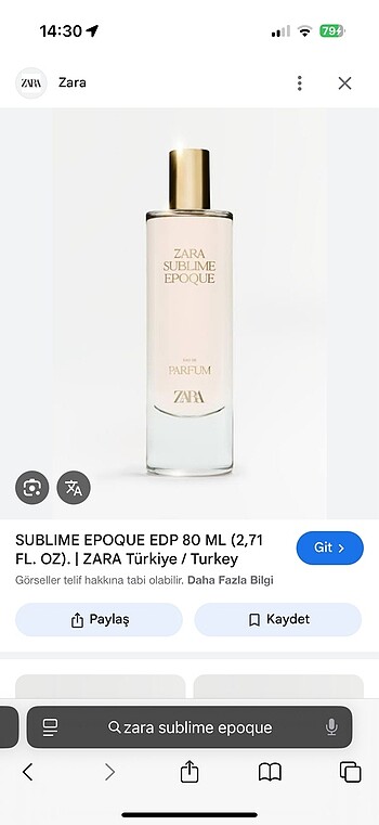 Zara sublime epoque