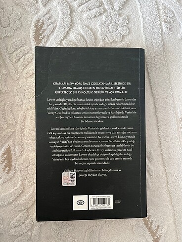  Verity Gerçeğin diğer kıyısı-Colleen Hoover