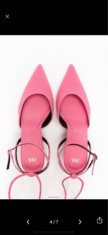 39 Beden pembe Renk Zara airfit stiletto