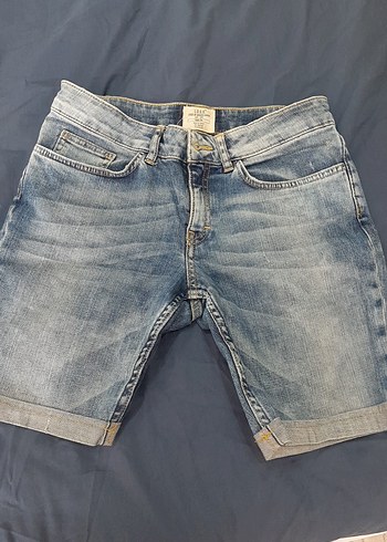 mavi Denim kapri bayan şort