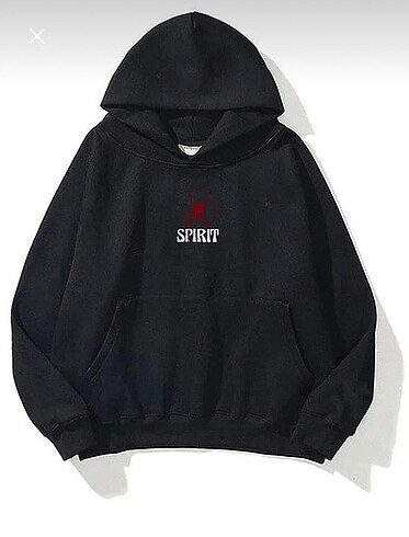 TRENDİZ SİYAH SWEATSHİRT