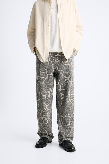 Zara Leopar Pantolon