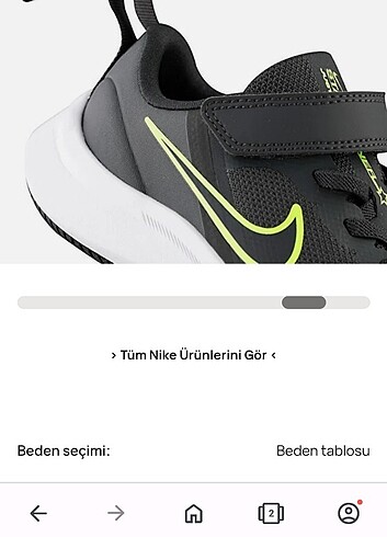 28 Beden Nike cocuk ayakkabı