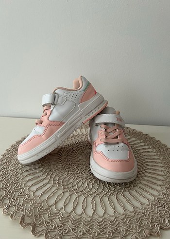 Kız Çocuk Pembe Cırt Cırtlı Spor Ayakkabı - Görsel 2