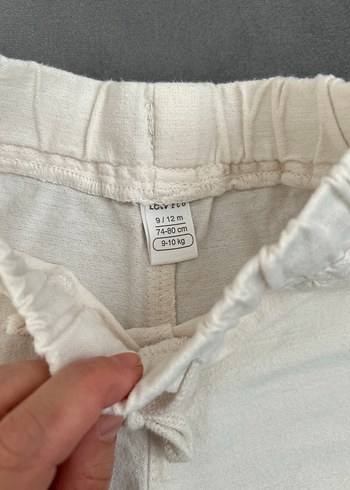 Beyaz Keten Erkek Çocuk Şortu - Görsel 3