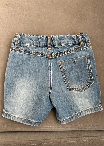 Erkek Çocuk Denim Şort Düğmeli Rahat Kesim - Görsel 2