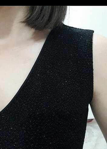 s Beden siyah Renk Gece elbisesi 