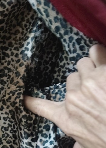 38 Beden bordo Renk Bordo Kadınkirmizi kaban Süet Midi Ceket
