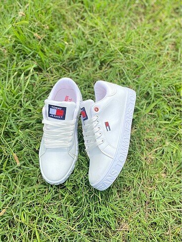 37 Beden Tommy Sneaker Beyaz