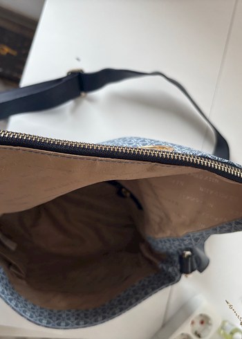 U.S Polo Assn. Gri Desenli Kadın Çapraz Çanta