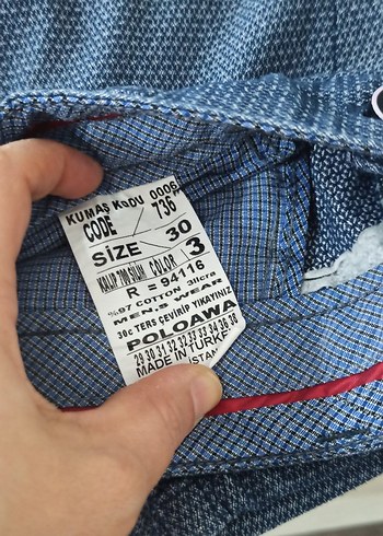 Erkek Lacivert Denim Pantolon - Görsel 7