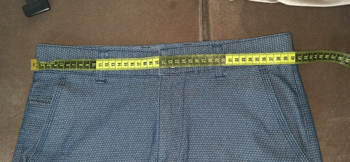 Erkek Lacivert Denim Pantolon - Görsel 5