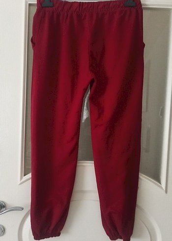 Bordo Kadın Rahat Kesim Eşofman Altı - Görsel 2