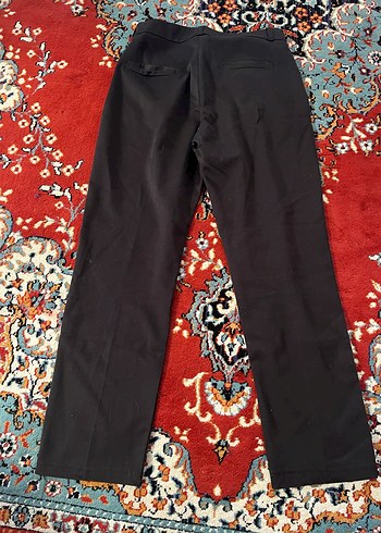 Kadın Siyah Kumaş Ofis Pantolonu - Görsel 2