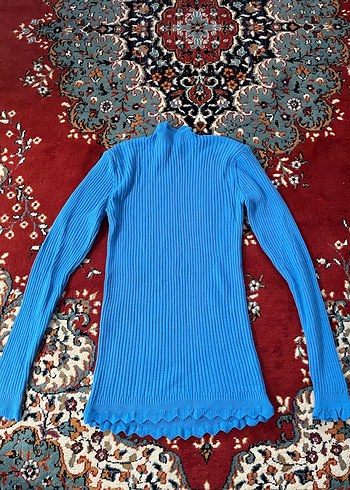 Mavi Bohem Uzun Kollu Triko Boğazlı Kazak - Görsel 2