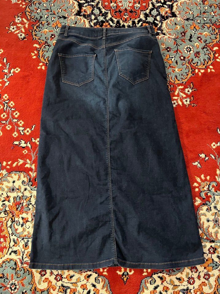 Lc waikiki düğmeli kot etek - Görsel 2