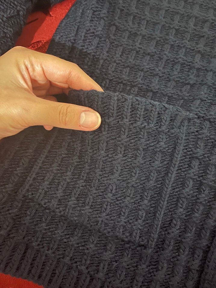 Düğmeli Lacivert Mango Hırka - Görsel 3