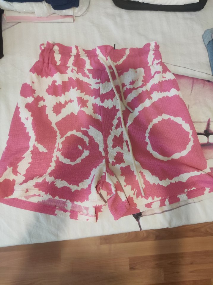 Pembe Batik şort - Görsel 2
