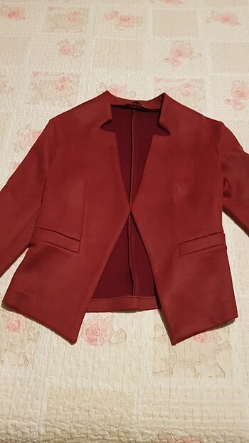 Ceket 34 beden bordo