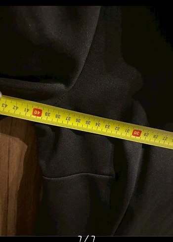 Düğmeli Yakalı Kısa Mavi Desenli Elbise - Görsel 7