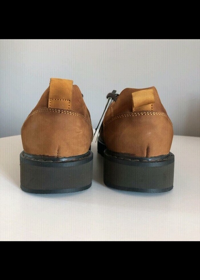 Buldozer marka hakiki Deri erkek ayakkabı  - Görsel 4