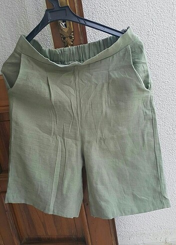 Yazlık kumaş rahat şort