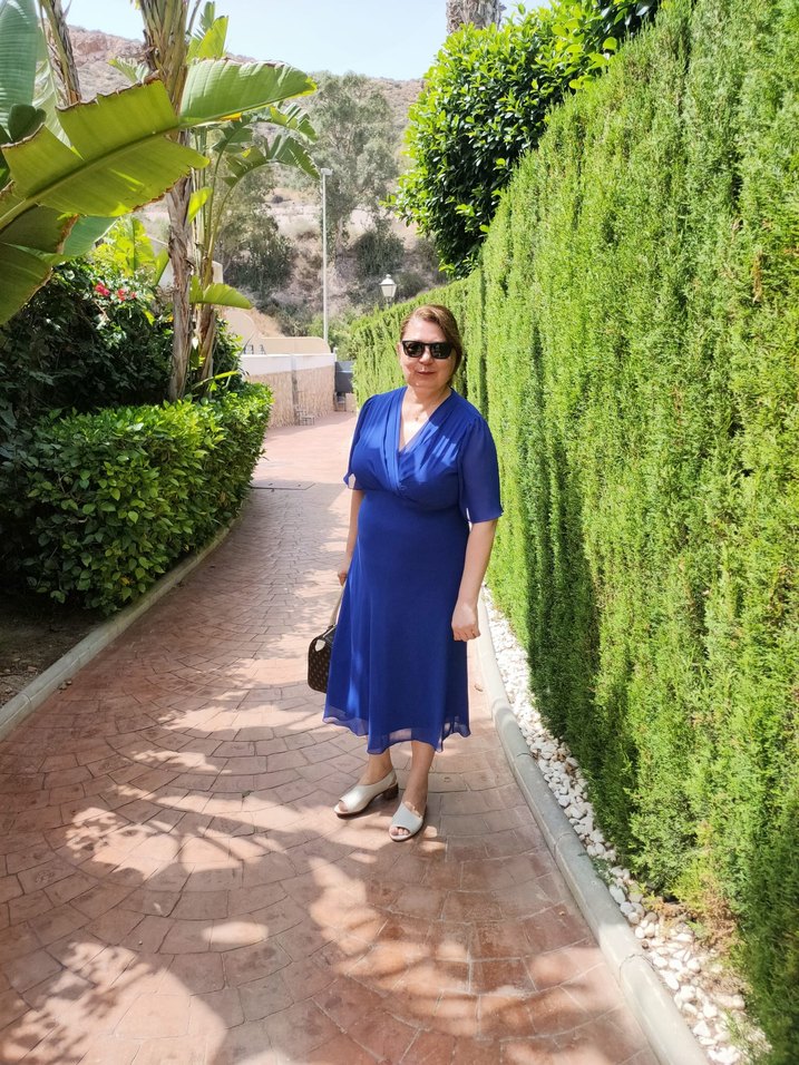 Astarlı Şifon elbise - Görsel 2