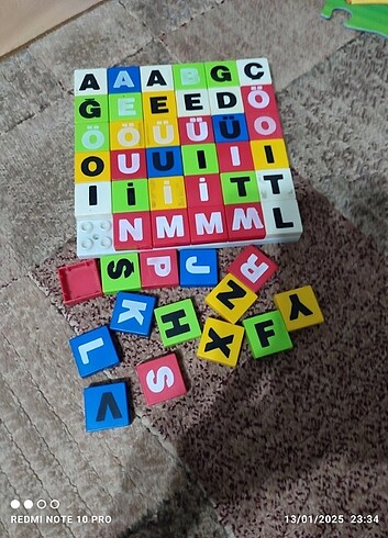 Harfli lego ve pazıl