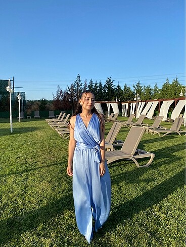 xs Beden Zara abiye tulum