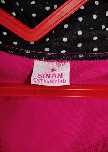 12-13 Yaş Beden Kadın Pembe Fermuarlı Sweatshirt