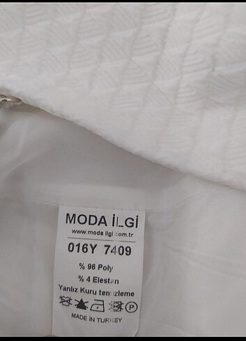 Modailgi Modailgi beyaz uzun yelek