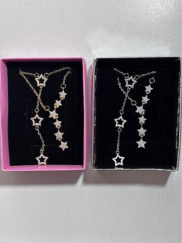 Diğer Çelik silver star girl y kolye