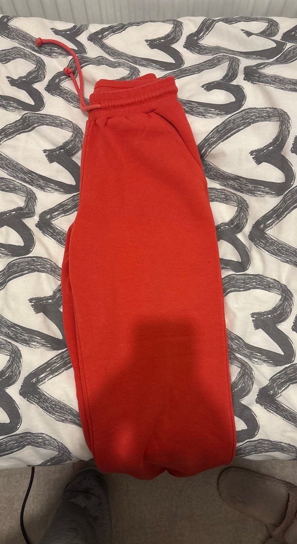 Nar çiçeği Rahat Kesim Kadın Eşofman Altı - Görsel 4