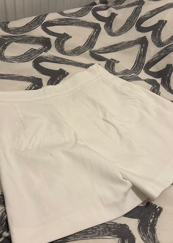 Koton Düğmeli Beyaz Mini Etek - Görsel 4