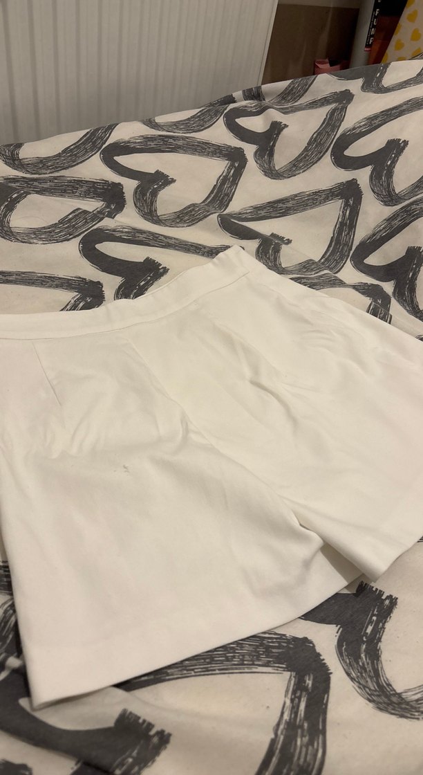 Koton Düğmeli Beyaz Mini Etek - Görsel 4