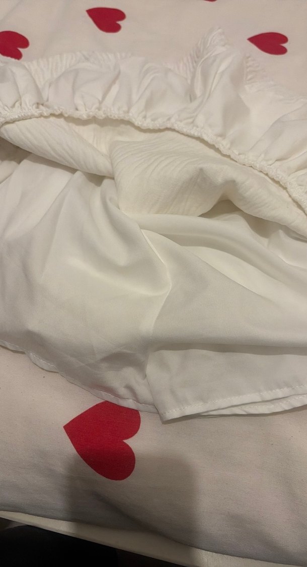 Zara Fırfırlı Beyaz Keten Mini Etek - Görsel 4