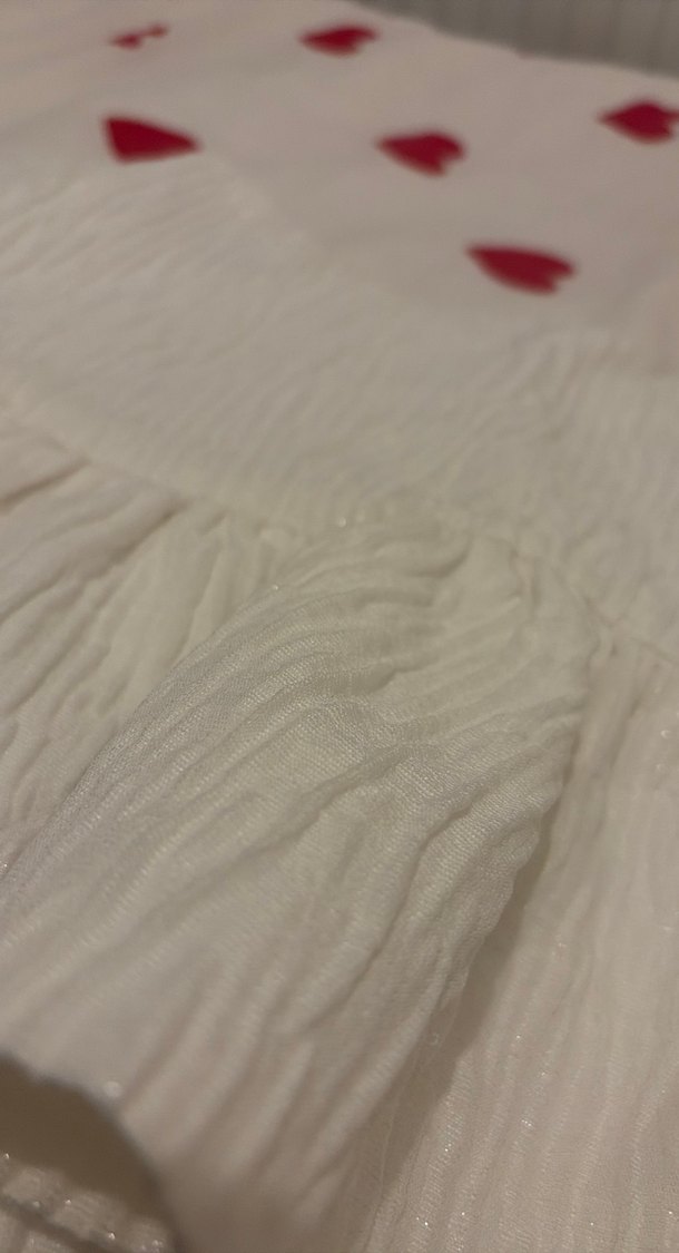 Zara Fırfırlı Beyaz Keten Mini Etek - Görsel 2