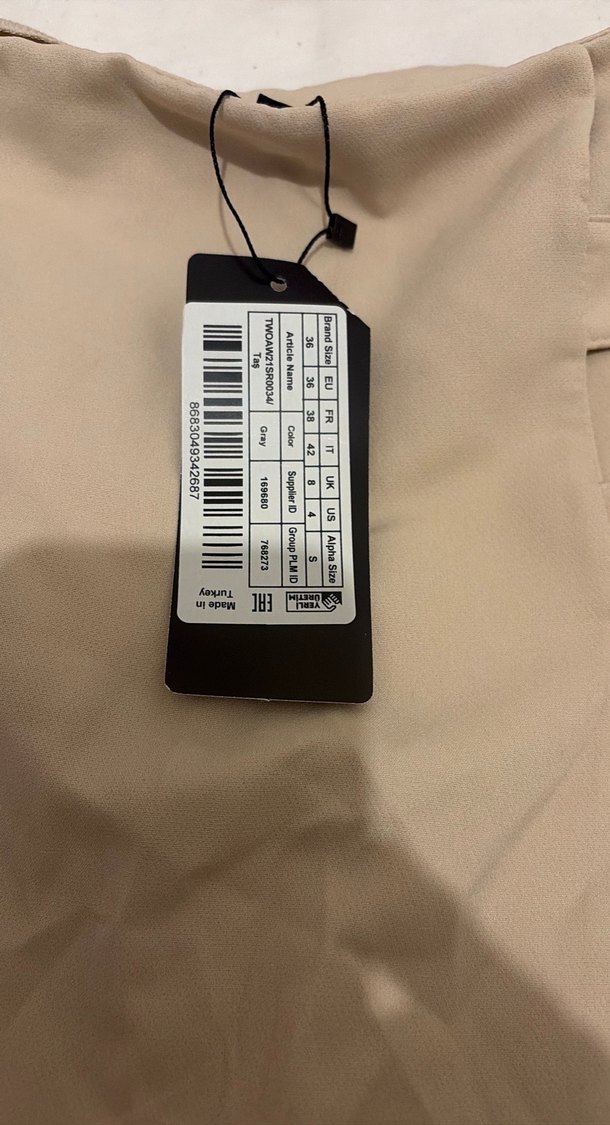 Bej Mini Kadın Şort - Görsel 3