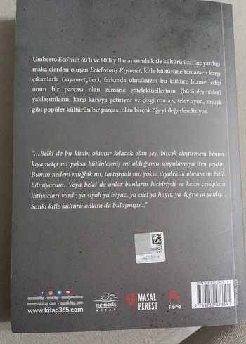 Ertelenmiş Kıyamet - Umberto Eco