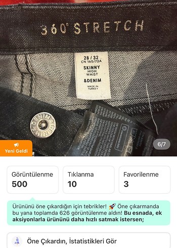 Siyah Dar Kesim Midi Kadın Kot Pantolon - Görsel 5