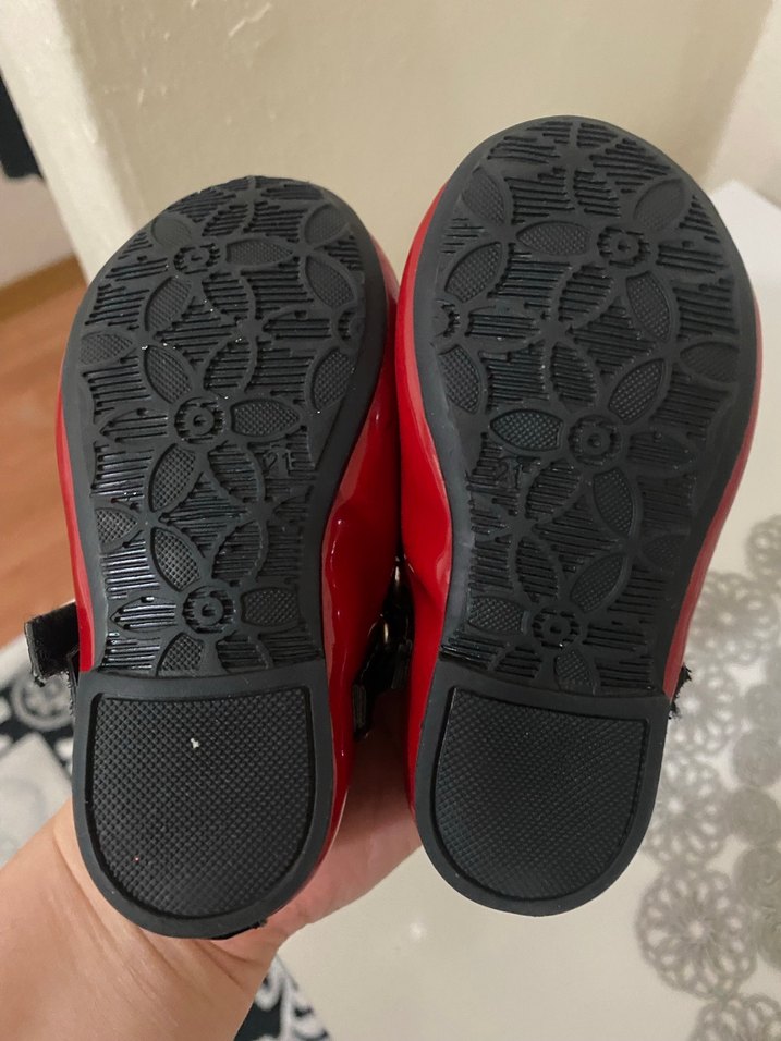 Kız Çocuk Kırmızı Mickey Mouse Babet Ayakkabı - Görsel 3