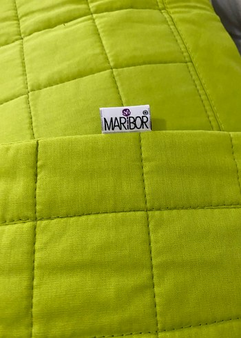 Nakışlı Renkli Yeşil Yatak Örtüsü - Görsel 9