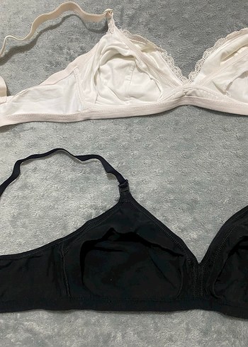 Minimalist Siyah ve Beyaz Sütyen Seti - Görsel 7